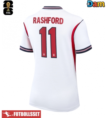 England Marcus Rashford #11 Hemmatröja Dam VM 2026 Kortärmad